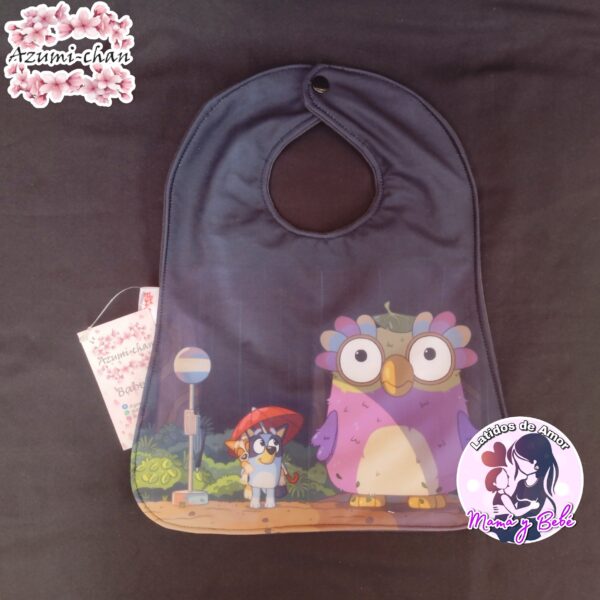 Babero Bluey Totoro